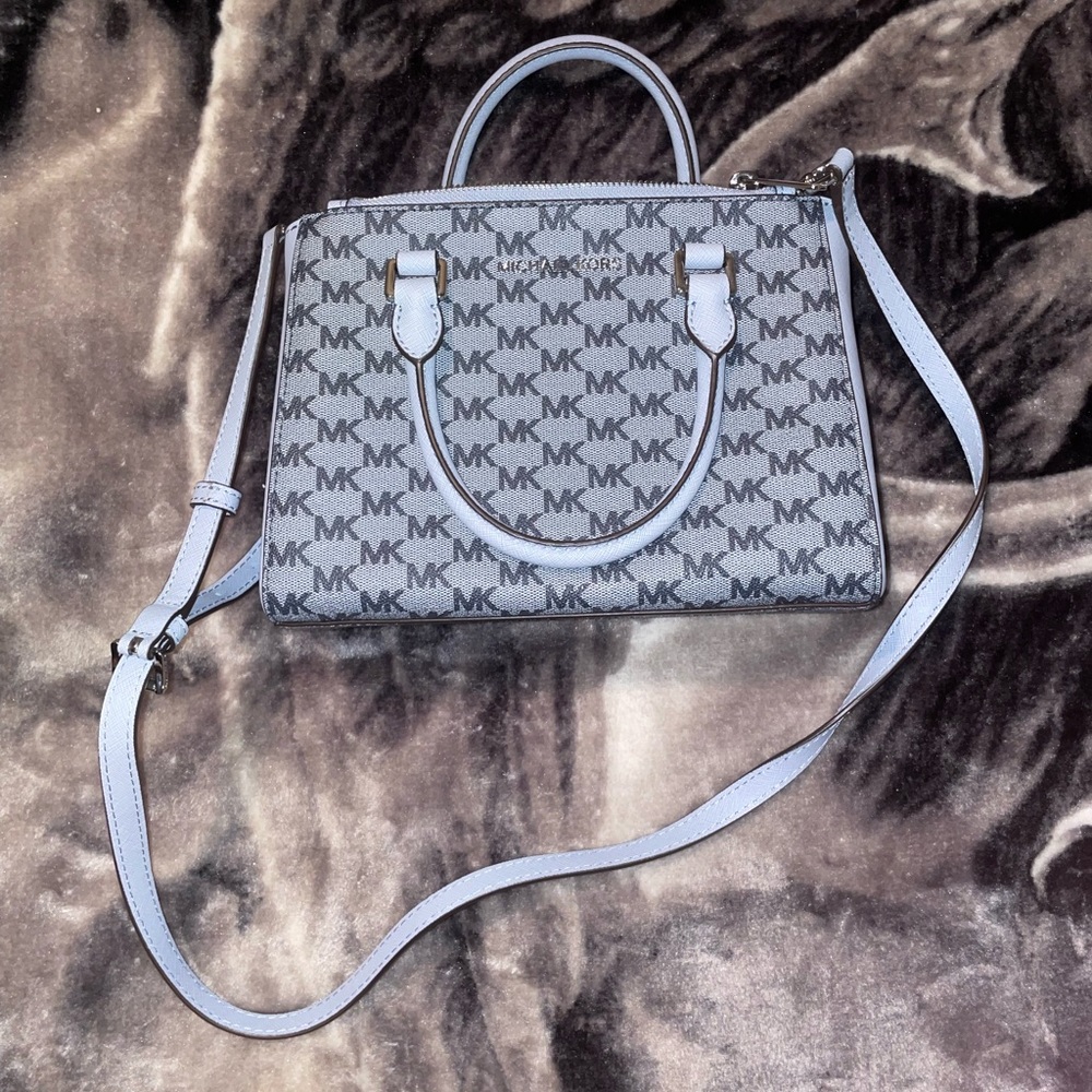 Blue Micheal Kors Purse
